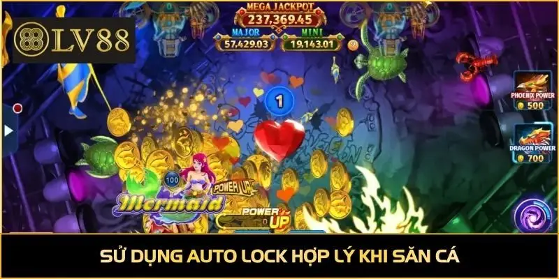 Sử dụng auto lock hợp lý khi săn cá
